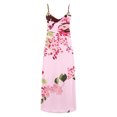 thumbnail image 4 of Drppepioner Robes Femmes Été Robes Décontractées Sans Manches Imprimé Floral Tournesol Rose 8(L), 4 of 5