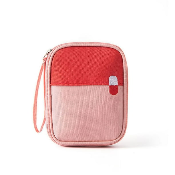 Emergency Kit Bag Empty Aid Case with Pockets Zipper Trekking