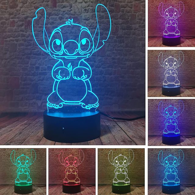 Animales de anime para niños - Muñeca de dibujos animados en 3D Acción linda 7 colores que cambian la luz nocturna con control remoto por infrarrojosAnimales de anime para niños - Muñeca de dibujos animados en 3D Acción Linda 7 colores que cambian el control remoto por infrarrojos oso de fresa Electrónica