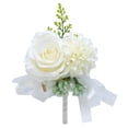 thumbnail image 2 of Flor de pecho para novio de boda en estilo forestal, flor de muñeca de simulación, flor falsa para banquete, flor de solapa para mejor amigo, suministros para bodas, 2 of 5
