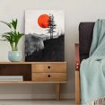 thumbnail image 5 of Qisvanset 12x16 Inch 2D Flat Framed Canvas Art, Love Like Jesus Minimalist Landscape Bible Verse Wall Art Religious Gift for Men, 5 of 5