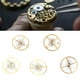thumbnail image 4 of Rueda De Equilibrio De Reloj De Repuesto, Rueda De Equilibrio De Reloj De 0,39 Pulgadas De Diámetro, aleación De Piezas De Reparación De Relojes Para Movimiento 8205 Para, 4 of 8