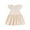 Beige, variant on YunPes Girls Cotton and Linen Dress Spring Summer and Autumn Comfortable and Fashionable Flying Sleeve Dress Toddler Girls Christmas Dress