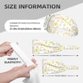 thumbnail image 2 of Painted Cute Rabbit Flower Eggs Headbands for Women Men, Workout Elastic Sweat Band for Yoga Running Cycling Gym Exercise Non Slip Head Bands for Women's Hair, 2 of 5