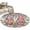 MediumPurple White Beige, variant on Round Rug 7Ft Washable Non-Slip, Blue Purple Gnomes Circle Area Rugs for Living Room Bedroom, Spring Country Hydrangea Flower Leaf Indoor Floor Mats Carpet Runner for Home Decor Aesthetic