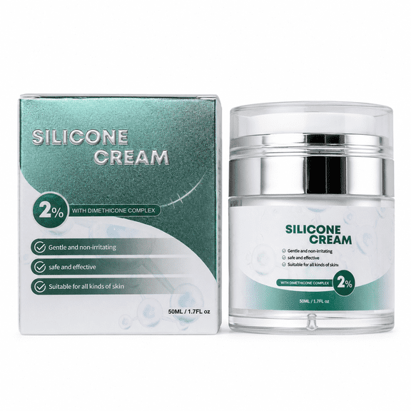 Advanced Scar Cream, Silicone Gel for Scars, Professional Scar Removal Cream for Surgical Scars, Stretch Marks, Old and New Scars 1.7 oz(50ml)