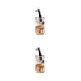 thumbnail image 2 of Ounissouiy Llavero Pendiente multipropósito Forma de fruta Etiqueta para llave Llavero Botellas decorativas Llavero multifuncional Apple10 * 18 Manzana10*18mm 2Conjunto, 2 of 6