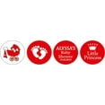thumbnail image 2 of Darling Souvenir 190 Pieces Red Baby Shower Chocolate Drop Labels Stickers - Self-Adhesive Mini Candy Wrappers for Favors & Party Decorations, 2 of 2