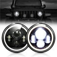 thumbnail image 2 of 7 inch LED Headlights Front Bumper Turn Signal Fender Lights for Jeep Wrangler JK 2007-2017 Headlamps LED Driving Light, 2 of 7