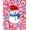 Pink, Pattern 4, variant on ODIKA 4'x6' Machine Washable Non-Slip Area Rug, Yuletide Greeting Snowy Character Entrance Welcoming High Traffic Rug, Red, 638397