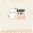 thumbnail image 4 of Inktastic Daddy is My Boo with Cute Ghost Girls Toddler Dress, 4 of 5