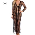 thumbnail image 1 of Conjunto de ropa interior sexy Traje de lencería de encaje Ropa sexy lavada a mano para adultos, Negro, XL Advancent XX000040-23, 1 of 7