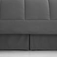 thumbnail image 5 of 8 Piece Embossed Checkered Bed in a Bag Bedding Set, Queen - Grey, 5 of 5