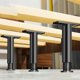 thumbnail image 4 of BEMS-Patas de cama ajustables de 2 piezas (negras, 15-25 cm), muebles de metal, 4 of 5