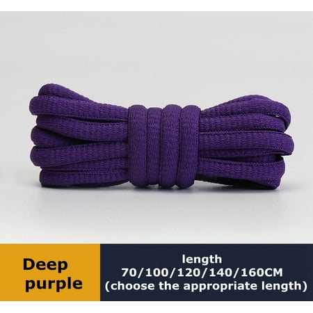

1 Pair Classic Round Shoelaces Leisure Sport Shoe laces Outdoor Men And Women High Quality Shoelace Fashion Multi Color Dark purple 140cm