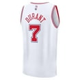 thumbnail image 3 of Youth Fanatics Kevin Durant White Houston Rockets 2025/26 City Edition Fastbreak Jersey, 3 of 3