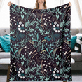 thumbnail image 4 of Printed Bohemian Blanket With Pillow Case For Couch Sofa Office Super Soft Flannel Throws Bedding Gifts for Women Blanket For Kids Women Adults, 4 of 9
