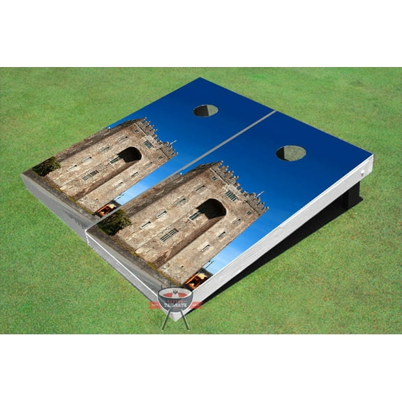Castle #4 Theme Cornhole Boards