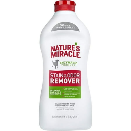 UPC: 0018065983145 | Natures Miracle P-98314 Stain & Odor Remover Bio-Enzymatic Formula 32-oz. – Quantity 1