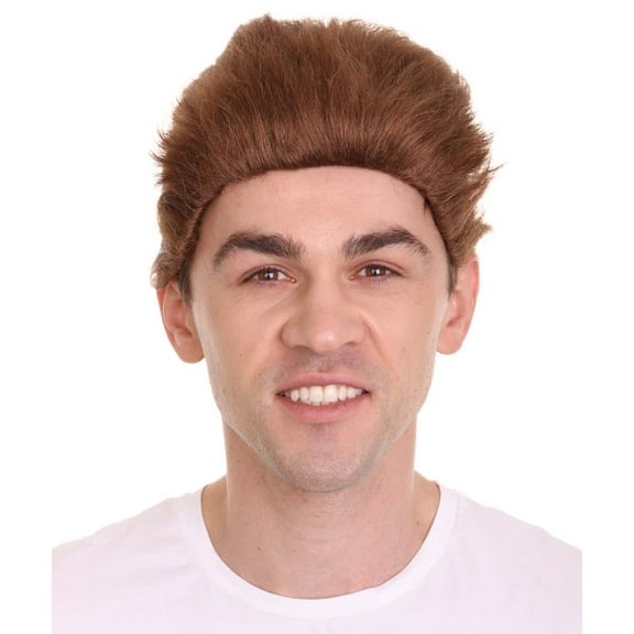 Science Fiction Wig | Brown TV/Movie Wigs | Premium Breathable Capless Cap