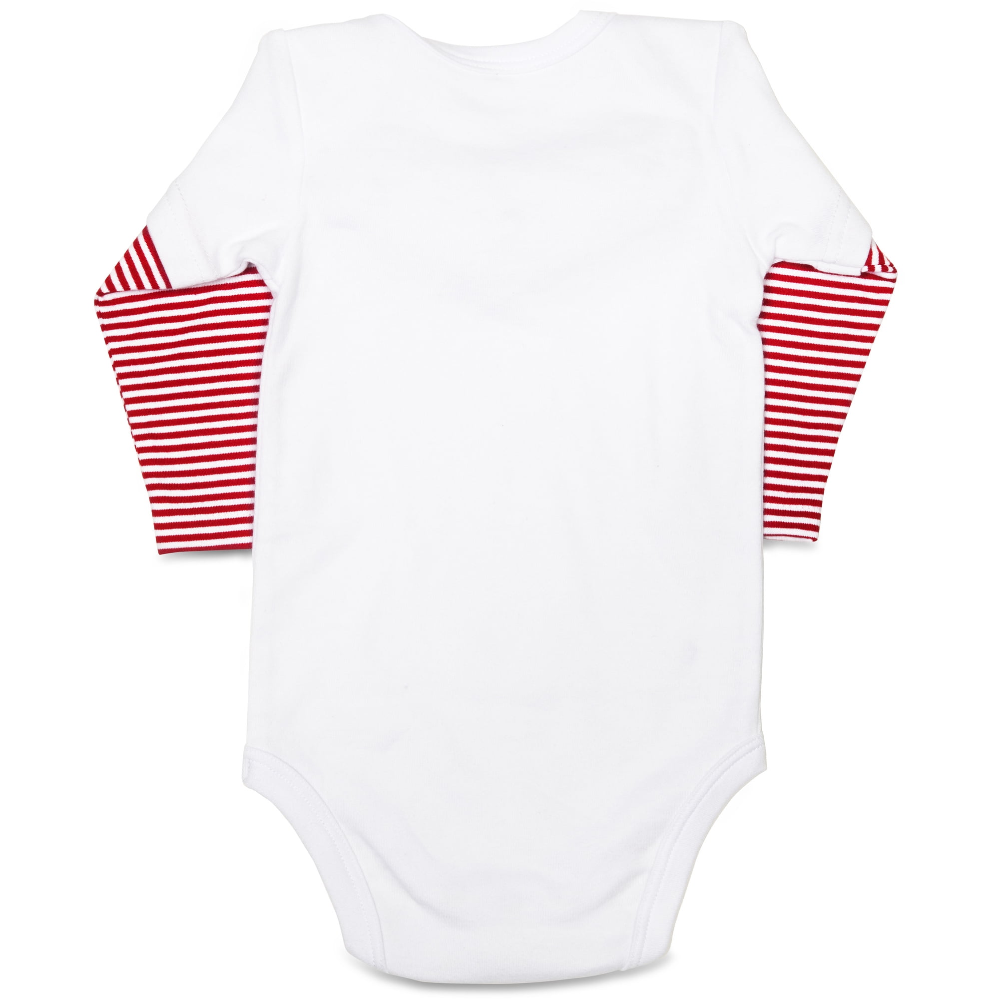 Pavilion Gift Company - Peppermint - Long Sleeve Onesie (3-6 Months)