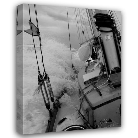 Brian Kidd 15x18 Gallery Wrapped Canvas Wall Art Titled - Life at Sea I