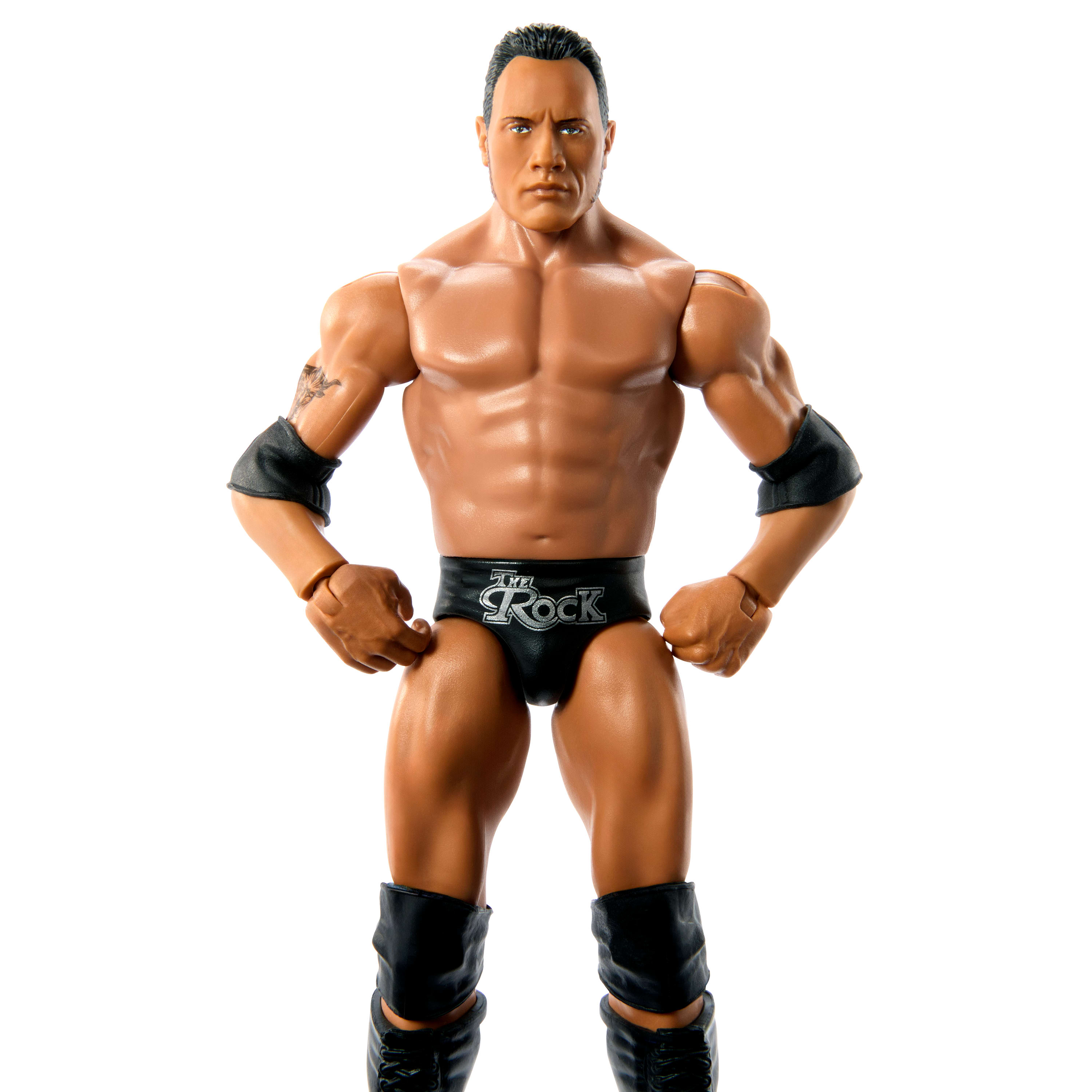 WWE The Rock Action Figure, 6-inch Collectible Superstar with Articulation & Life-Like Look
