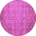 thumbnail image 1 of Ahgly Company Indoor Round Abstract Purple Modern Area Rugs, 8' Round, 1 of 4