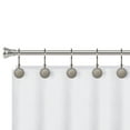 thumbnail image 6 of Utopia Alley Shower Rings, Double Shower Curtain Hooks for Bathroom, Rust Resistant Shower Curtain Hooks Rings, Set of 12, Brushed Nickel, 6 of 10