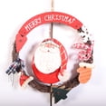 thumbnail image 2 of Bewildely Colgante de Navidad resina muñeco de nieve de Navidad arreglo circular colgador de puerta fiesta pared del hogar ventana decoraciones Kits de decoración para fiestas viejo verdad Bewildely HA069821-02, 2 of 6