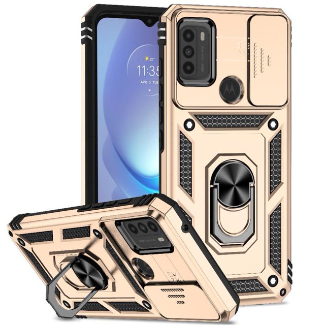 Estuche GANGXUN para Motorola Moto G50, soporte giratorio 360°, estilo mecánico y magnético