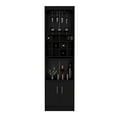 thumbnail image 4 of Depot E-Shop Bar Cabinet 5-Tier, 12 Bottle Cubbies, 5 Shelves, Black, 4 of 5