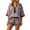 Dark Purple, variant on Linen Short Sets for Women 2 Piece V Neck Summer Vacation Lounge Outfits Boho Beach Matching Sets (Light Yellow L)