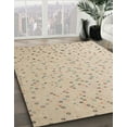 thumbnail image 2 of Ahgly Company Indoor Square Abstract Camel Brown Abstract Area Rugs, 7' Square, 2 of 6