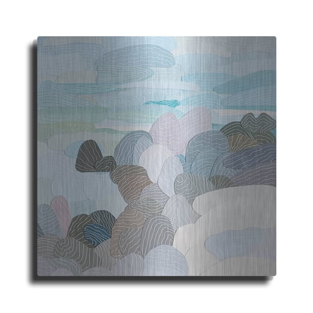 Luxe Metal Art 'Chiang Mai Thailand 2' by Coco Good Metal Wall Art, 12" x 12"