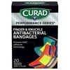 Curad Finger & Knuckle Antibacterial Assorted Bandage, 20 Count