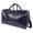 Blue, variant on Men's Women's Large Vintage Leather Duffel Bag Travel Weekend Sport Gym Bag