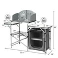 thumbnail image 2 of Gymax Table de Camping Extérieure Pliable Table de Barbecue Portable avec Sac de Rangement, 2 of 9