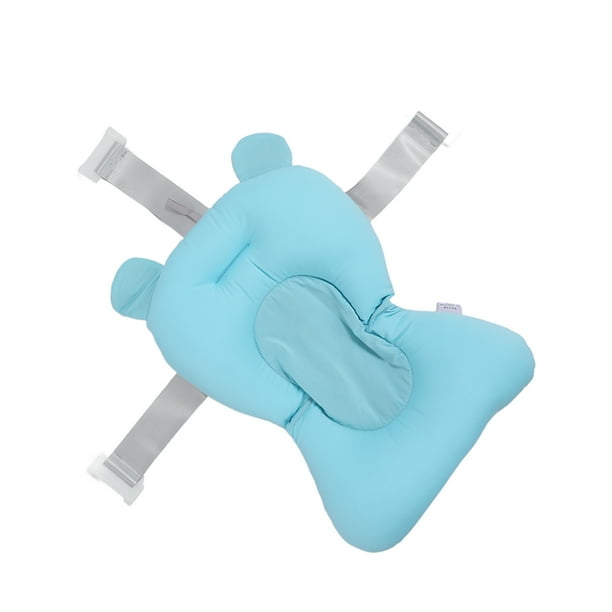 Cojín De Apoyo Para Baño De Bebé, Almohada Flotante Plegable Para Bañera Infantil, Suave, Elástico, Seguro Para El Hogar