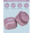 thumbnail image 3 of Bliss Travel Jars Leak-Proof TSA-Approved 15g Square Refillable Cream Container 4 Piece Set, 3 of 7