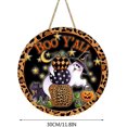 thumbnail image 4 of Halloween Ornement Dcoratif En Bois Happy Halloween Porte Panneau Suspendutiquette Suspendue De Dcoration D'halloween (impresión Cara Simple 30x30cm), 4 of 5