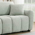 thumbnail image 5 of MAYEERTY 110" Modular L Shape Sofa Boucle Fabric Pull-line Design Sturdy Frame Free Combination, 5 of 8