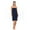 Navy, variant on Women's Wrap with Adjustable Closure 100% Terry Spa Body Wrap Shower Bath Towels White S/M