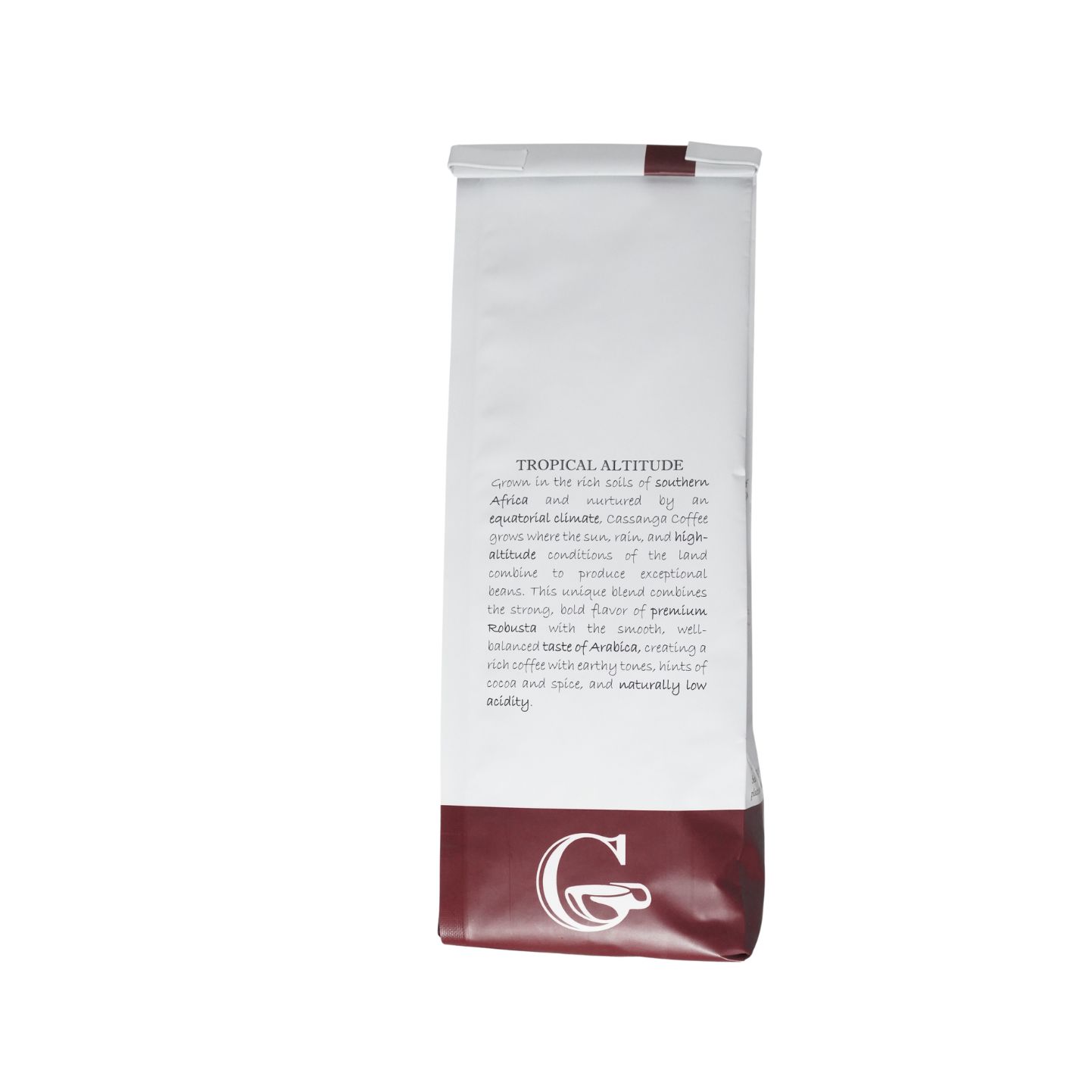 Cassanga Coffee — Natural Dark Roast, Whole Bean Coffee 10 oz (284 g)