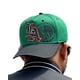 thumbnail image 3 of VAGO Style LA MX Gorra Artesanal Verde Visera Curva, 3 of 5