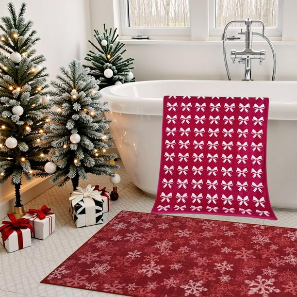 Toalla De Baño De Algodón Toalla de baño grande de algodón jacquard con lazo, 70 x 140 cm, suave y Rkxzt