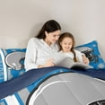 thumbnail image 5 of Homewish Gamer Gaming Full Size Comforter Sets,Rugby Football Sport Bedding Comforter Set,Gray Helmet Bedding Sets For Boys,Ultra Soft Home Decor Reversible,3pcs, 5 of 8