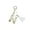 N, variant on Letter Keychain,26 Letters A-Z Decorative Letter Keychain,Name Keychain for Women Girls Men Teenager Gift