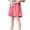 Pink, variant on Eltusu Girls Cotton Athletic Shorts, Relaxed Fit Sports Elastic Waist Soft Summer Shorts Pink Size 7-8 T