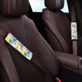 thumbnail image 3 of Chririnla Harness Pads Cushion Protect Shoulder Neck Padding Polyester, Compatible with, Suitable for Car, Colorful Palm Tree Print, 3 of 8